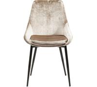 Chaise East Side velours beige Kare Design