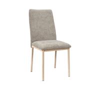 Lot de 2 Chaises - HOME DECO FACTORY - Emilia - Confortables - Marron