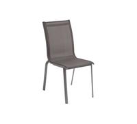 Chaise empilable Axant Wengé et Praline Hespéride