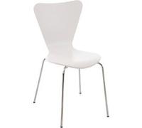 CLP Trading GmbH Chaise empilable Calisto Blanc