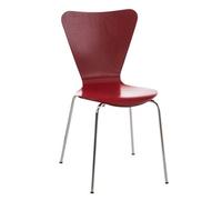 Chaise empilable Calisto , Rouge