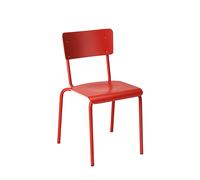 Chaise empilable College rouge-orange 46x79.5x50 cm