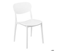 Chaise empilable plastique blanc ""Plasta"" - 5five