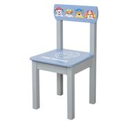 Chaise En Bois Massif Imprimé Pat Patrouille Bleu Gris / Paw Patrol TU