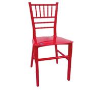 Chaise en plastique pour enfants, rouge