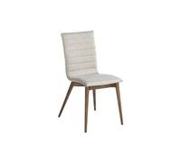Chaise en tissu avec pieds en bois noyer 4031C, 49 x 56 x 90 cm. -