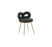 Chaise en tissu éponge Ilary 40 x 67 cm vert