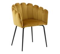Venture Home Limhamn Chaise - Noir et Jaune