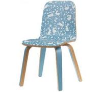 Amadeus Chaise enfant Lapin Lot de 2 Bleu Bois