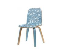 Amadeus Chaise enfant Lapin Lot de 2 Bleu Bois