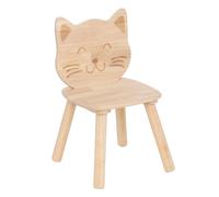 Chaise Enfant Chat "Pia" 50cm Naturel