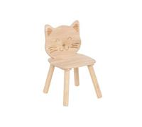 Chaise enfant chat Pia hévéa - Atmosphera Créateur d'intérieur