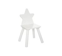 Atmosphera - Chaise Enfant Étoiles - Bois et pin - Blanc