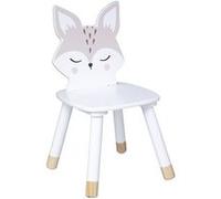Chaise enfant Douceur renard blanc Atmosphera Blanc G