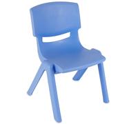Chaise Enfant Empilable, Intérieur/extérieur Bleu TU