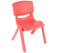 Chaise Enfant Empilable, Intérieur/extérieur Rouge TU