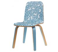 Amadeus Chaise enfant Lapin Lot de 2 Bleu Bois