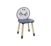 Paris Prix Chaise enfant en bois Monsieur Heureux 52 cm Bleu