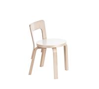 Chaise Enfant N65 en Bouleau Lamellé-collé Blanc