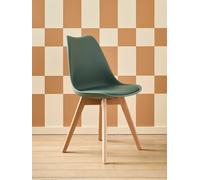 Chaise enfant primaire Scandinave vert TU