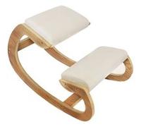 MonsterShop Chaise ergonomique à genoux Posture Bureau Tabouret bascule orthopédique Beige G
