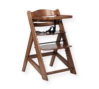 Chaise de croissance en bois Buxibo enfant - Planche à manger incluse - Chaise d'enfant réglable pour le confort et le design - Coussins inclus - 48×58×80cm - Walnut