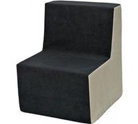 Chaise fauteuil pouf pour chambre d'enfant gris-beige Gris G