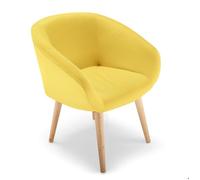 Chaise / Fauteuil style scandinave Frost Jaune