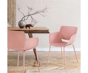 Chaise GENERIQUE - Lot de 1 - Intérieur - Polypropylène et Acier - H. 80 cm