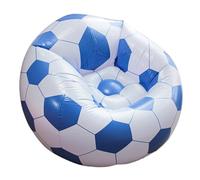 Chaise gonflable - Canapé gonflable ballon de football, chaise gonflable, portable à gonflage rapide, canapé gonflable en PVC | Canapé gonflable pour camping, plage, jardin, terrasse, balcon, chambre