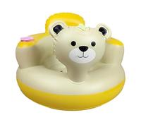 Chaise gonflable en PVC avec support de de siège en forme d'ours pour 6 à 24 mois, coussin d'entraînement léger et portable pour intérieur ou extérieur, voyage, salle de jeux, confort et