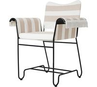 Chaise Gubi Tropique à Franges Noir/Rayure Leslie 40