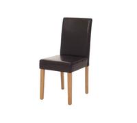 Chaise H. 90 cm non pliable en bois interieur marron