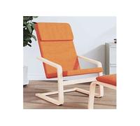 vidaXL Chaise de relaxation - Jaune foncé