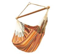 Chaise hamac matelassée simple Aguilas bayadère orange fabrication artisanale