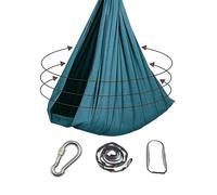 Chaise hamac sensorielle d'intérieur, Sangles et Crochets Solides for Une Suspension Facile, balançoire d'extérieur Snest(Dark Green)