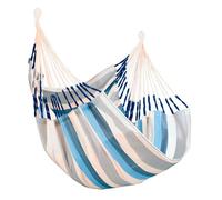 Chaise hamac simple - La Siesta : Chaise hamac simple Cumbia Outdoor comfort La Siesta bayadère bleu - Bleu