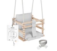 Chaise hamac suspendue bébé en bois