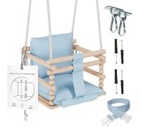 Chaise hamac suspendue bébé en bois