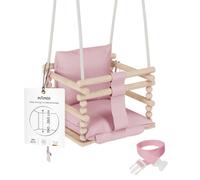 Chaise hamac suspendue bébé en bois