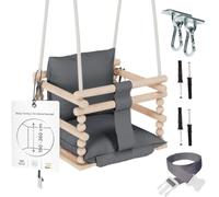 Chaise hamac suspendue bébé en bois