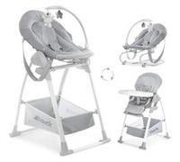 Chaise haute 3 en 1 extensible Gris G