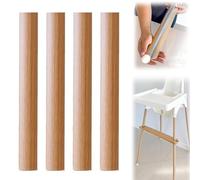 Chaise Haute Autocollants, 4 Pièces Autocollants pour Pieds de Chaise Haute Compatible avec Chaise Haute IKEA Antilop, Autocollants Décoratifs Autocollants Style Bambou pour Chaise Haute