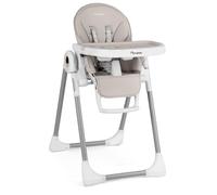 Chaise haute avec tablette, transat Belo, gris