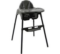 Chaise haute bébé, enfant, réglable hauteur et tablette - Délice Gris foncé - Monsieur Bébé