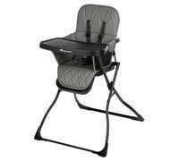 Bebeconfort Lily, chaise haute pour bébé, 6 mois à 3 ans, 9 à 15 kg, pliable et ultra-compacte, chaise haute légère (4 kg), facile à nettoyer, gris minéral