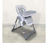 Monsieur Bébé - Chaise haute enfant pliable, réglable hauteur, dossier et tablette - Plusieurs coloris