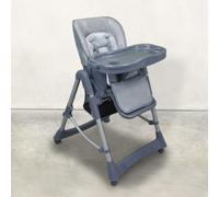 Chaise haute bébé pliable - grise