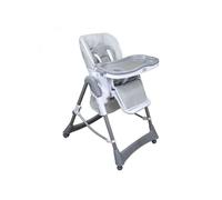Monsieur Bébé - Chaise haute enfant pliable, réglable hauteur, dossier et tablette - Plusieurs coloris