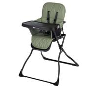 Bebeconfort Lily, chaise haute pour bébé, 6 mois-3 ans, 9-15 kg, ultra-compacte et pliable, chaise haute légère (4 kg), facile à nettoyer, Mineral Green